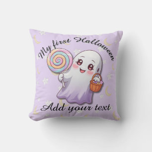 Kawaii Ghost Halloween Pillow Kissen