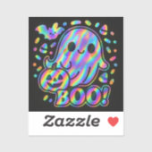 Kawaii Ghost Halloween Sticker mit Pumpkin & Bat (Blatt)