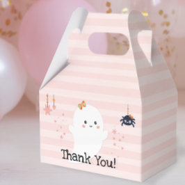 Kawaii Ghost Pink Halloween Danke Geschenkschachtel