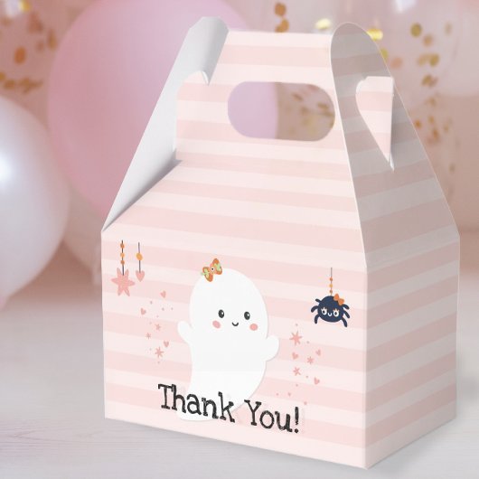 Kawaii Ghost Pink Halloween Danke Geschenkschachtel