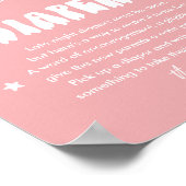 Kawaii Ghost Spate Night Diapers Baby Duschzeichen Poster (Ecke)