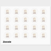 Kawaii Ghost Sticker | Cute Halloween Sticker (Blatt)