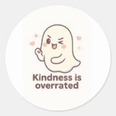 Kawaii Ghost Sticker | Cute Halloween Sticker (Vorderseite)