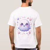 Kawaii Ghost T - Shirt - Niedliches Pastel Hallowe (Rückseite)