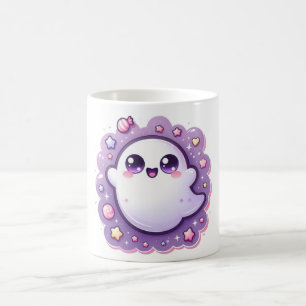 Kawaii Ghost Tasse Niedlich Pastell Halloween Kaff