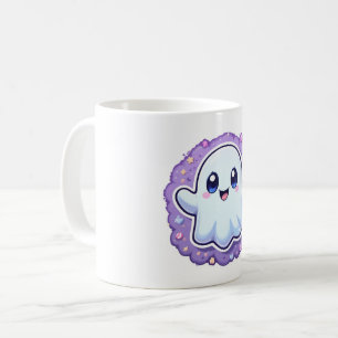 Kawaii Ghost Tasse Niedlich Pastell Halloween Kaff
