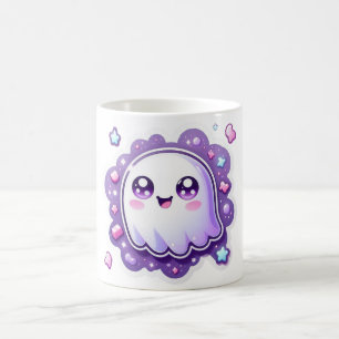 Kawaii Ghost Tasse Niedlich Pastell Halloween Kaff