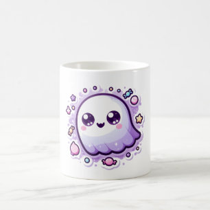 Kawaii Ghost Tasse Niedlich Pastell Halloween Kaff