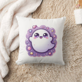 Kawaii Ghost Throw Kissen Niedliche Pastelle Hallo