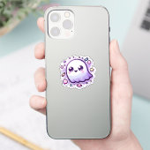 Kawaii Ghost Vinyl Niedlich Candy Pastel Halloween Aufkleber (Telefon)