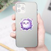 Kawaii Ghost Vinyl Sticker - Niedliche Pastel Hall (Telefon)