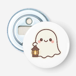 Kawaii Ghost with Lantern - Niedlich Spirit Design Flaschenöffner
