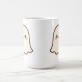 Kawaii Ghost with Lantern - Niedlich Spirit Design Kaffeetasse (Mittel)