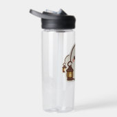 Kawaii Ghost with Lantern - Niedlich Spirit Design Trinkflasche (Rechts)