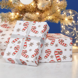 Kawaii Ginger Brot Cookie Geschenkpapier