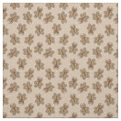 Kawaii Gingerbread Man Pattern Stoff (Muster)