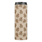 Kawaii Gingerbread Man Pattern Thermosbecher (Rückseite)
