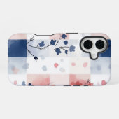 Kawaii Gingham Pastel Phone Case iPhone 16 Hülle (Rückseite (Horizontal))