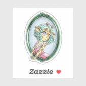 Kawaii Giraffe Anime Girl Aufkleber (Blatt)