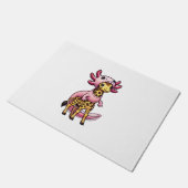 Kawaii Giraffe Axolotl Costume Fußmatte (Schrägansicht)