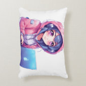 Kawaii Girl Dekokissen (Vorderseite(Vertikal))