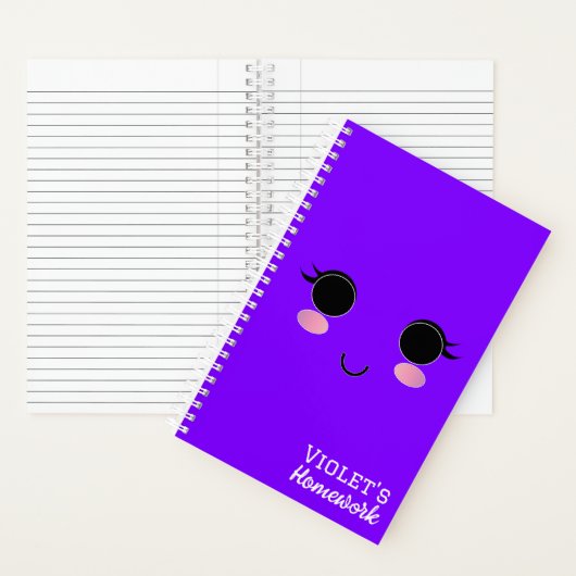 Kawaii-Girl-Notebook Notizblock (Innen)