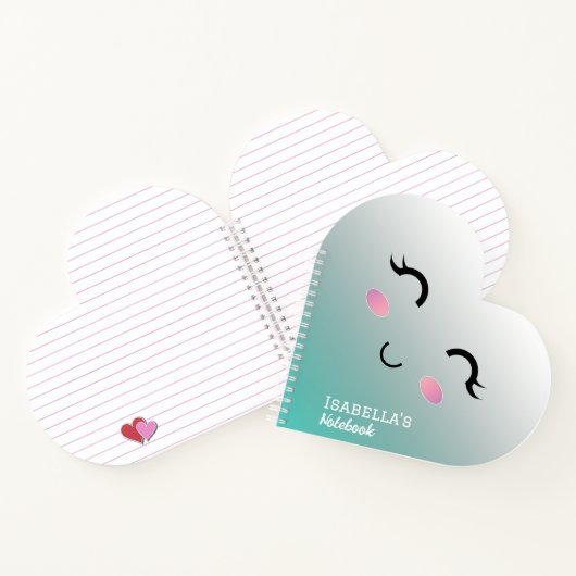 Kawaii-Girl-Notebook Notizblock (Innenseite)