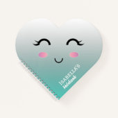 Kawaii-Girl-Notebook Notizblock (Vorderseite)