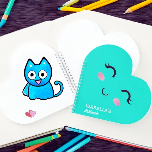 Kawaii-Girl-Notebook Notizblock