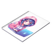 Kawaii Girl Notizblock (Linke Seite)