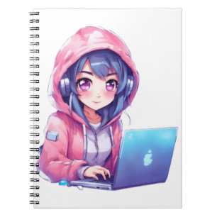 Kawaii Girl Notizblock