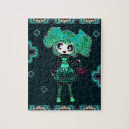 Kawaii Girl PinkyP smarald Gothloli Puzzle