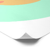 kawaii-Girl-Poster Poster (Ecke)