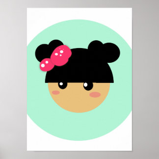 kawaii-Girl-Poster Poster
