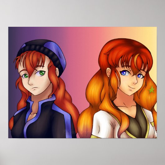 Kawaii Girls Poster (Vorne)