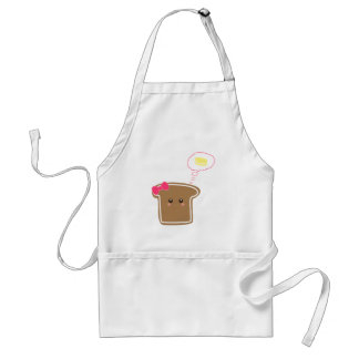 Kawaii Girly Toast n Butter Schürze