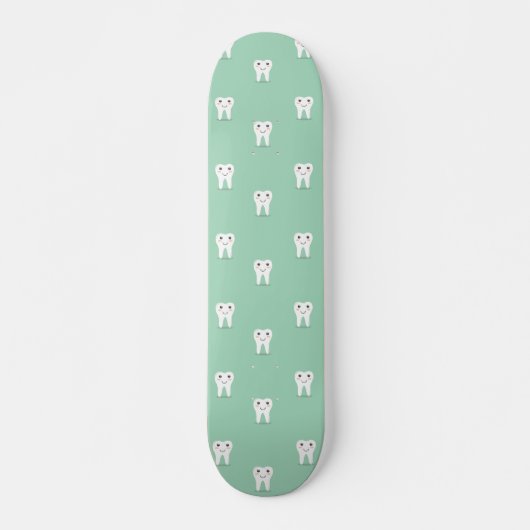 Kawaii-glücklicher Zahn Skateboard (Vorne)