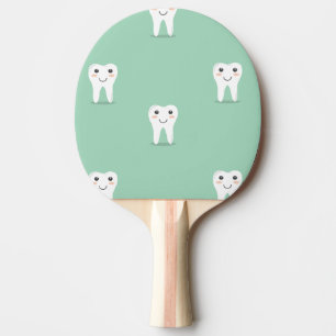 Kawaii-glücklicher Zahn Tischtennis Schläger