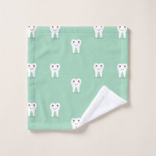 Kawaii-glücklicher Zahn Waschlappen
