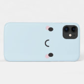 Kawaii-glückliches Gesicht Case-Mate iPhone Hülle (Rückseite (Horizontal))
