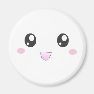 Kawaii glückliches Gesicht Magnet