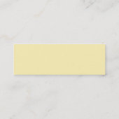 Kawaii glückliches Gesichts-dünne Visitenkarten Mini Visitenkarte (Rückseite)