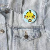Kawaii Goldfisch (Sie ändern den Hintergrund!) Button (Beispiel)
