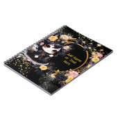 Kawaii Goth Girls Niedlicher Personalisierter Goth Notizblock (Linke Seite)