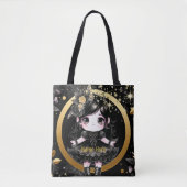 Kawaii Goth Girls Niedlicher Personalisierter Goth Tasche (Vorderseite)