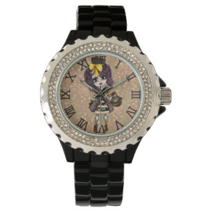 Kawaii goth lolita Steampunk Armbanduhr