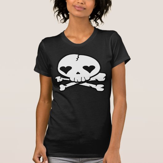 Kawaii-Goth-Skull T-Shirt (Vorderseite)