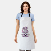 Kawaii Gothic Cat Pastel Gothic Goth Cat _4 Schürze (Getragen)