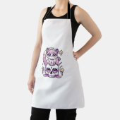 Kawaii Gothic Cat Pastel Gothic Goth Cat _4 Schürze (InSitu)