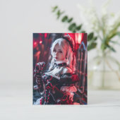 Kawaii Gothic Cosplay Maid Portrait Postkarte (Stehend Vorderseite)